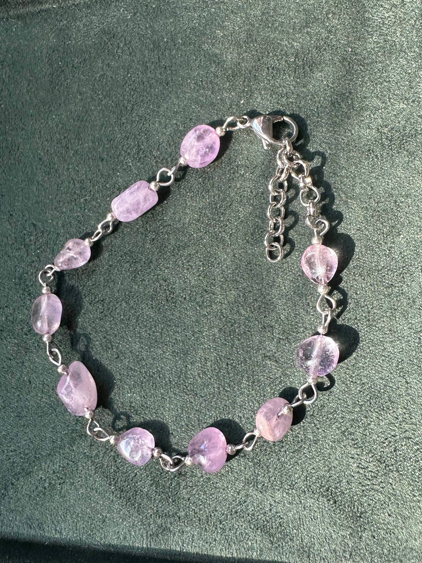 Gemstone Link Bracelet