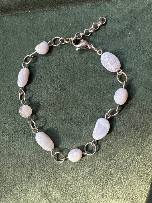Gemstone Link Bracelet